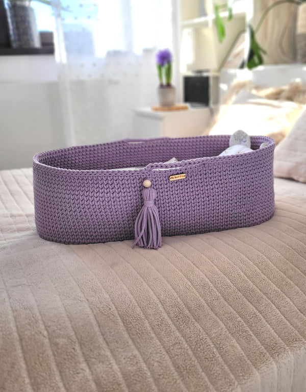 Moseskori Jalustalla - Puuvilla - Lila