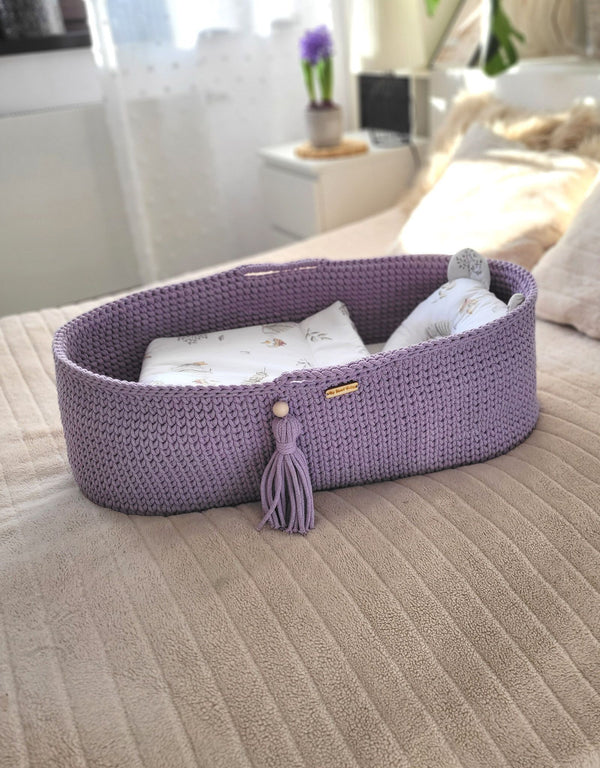 Moseskori Jalustalla - Puuvilla - Lila