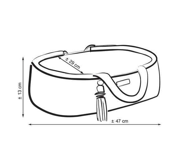 Nukkevaunu Moseskori - Purple