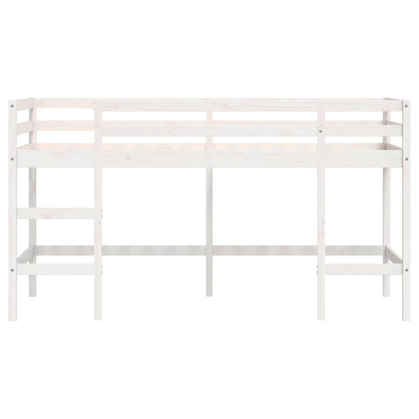 Lasten parvisänky tikkailla 90x190 cm täysi mänty