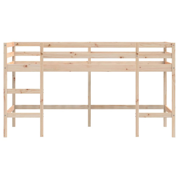 Lasten parvisänky tikkailla 90x200 cm täysi mänty
