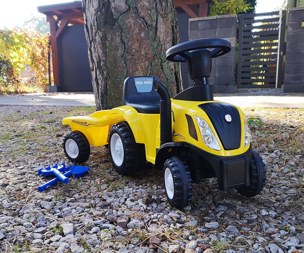 Lasten potkutraktori New Holland T7 Keltainen - Vuodevaatteet.fi