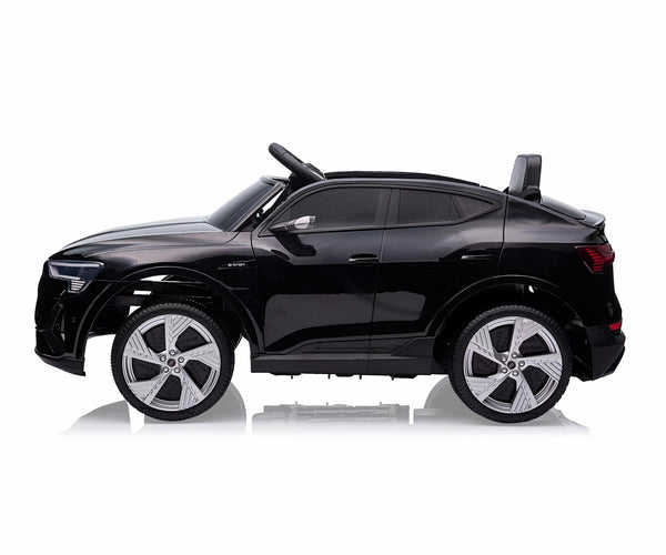 Lasten sähköauto - Audi E-Tron Sportback 4X4 Musta - Vuodevaatteet.fi
