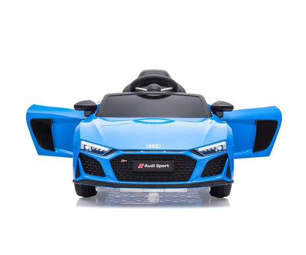 Lasten sähköauto - Audi R8 Spyder Sininen - Vuodevaatteet.fi