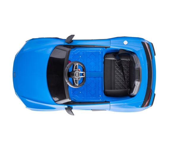 Lasten sähköauto - Audi R8 Spyder Sininen - Vuodevaatteet.fi