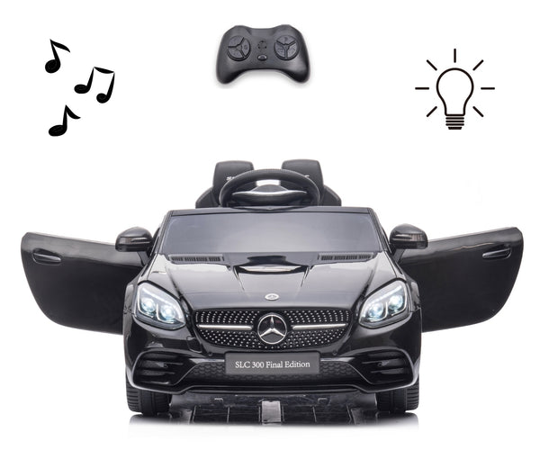 Lasten sähköauto Mercedes-Benz Slc Musta - Vuodevaatteet.fi