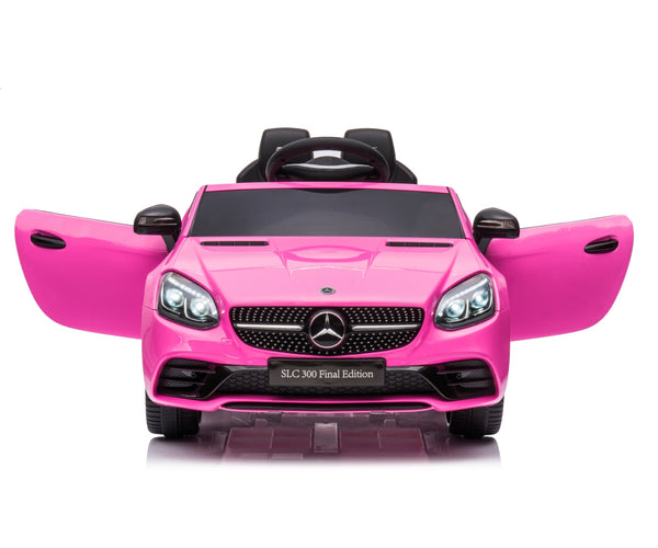 Lasten sähköauto Mercedes-Benz Slc Vaaleanpunainen - Vuodevaatteet.fi