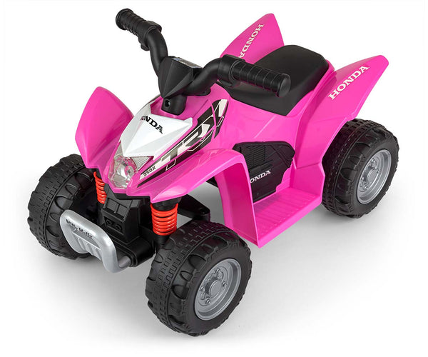 Lasten sähkömönkijä - Quad Honda Atv Vaaleanpunainen - Vuodevaatteet.fi