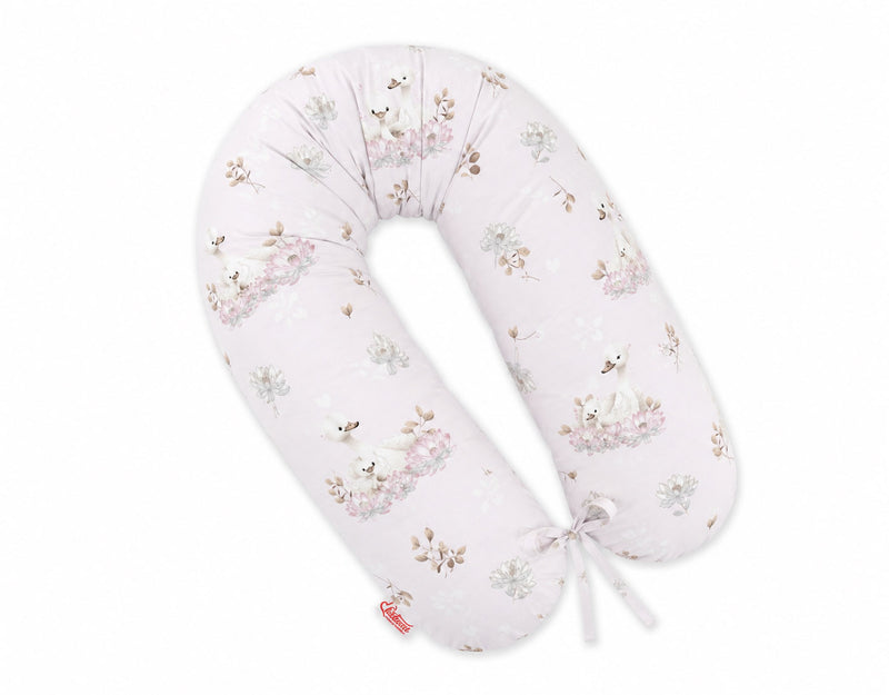 Bobono - Little Swans raskausajan tyyny, pidempi, irrotettava tyynynpäällinen