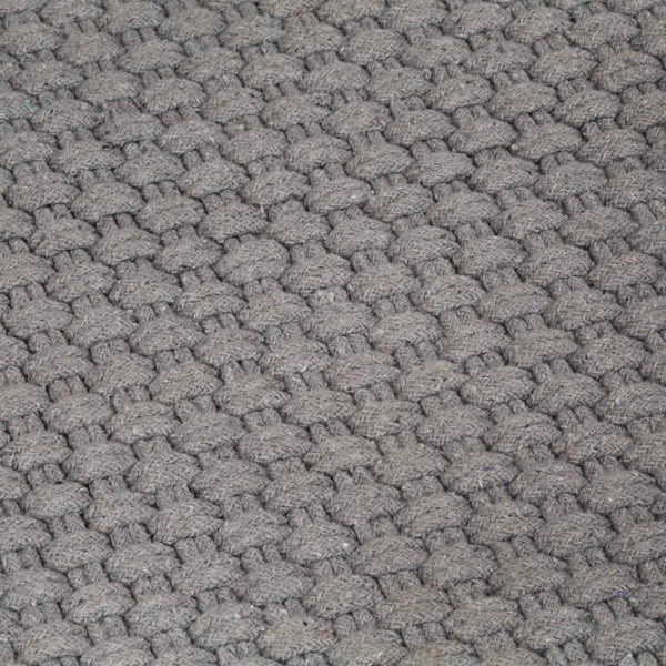 Matto suorakaide harmaa 160x230 cm puuvilla