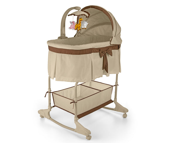 Milly Mally Cradle Sweet Melody 4-in-1 -pinnasänky kaukosäätimellä, väri kerma.