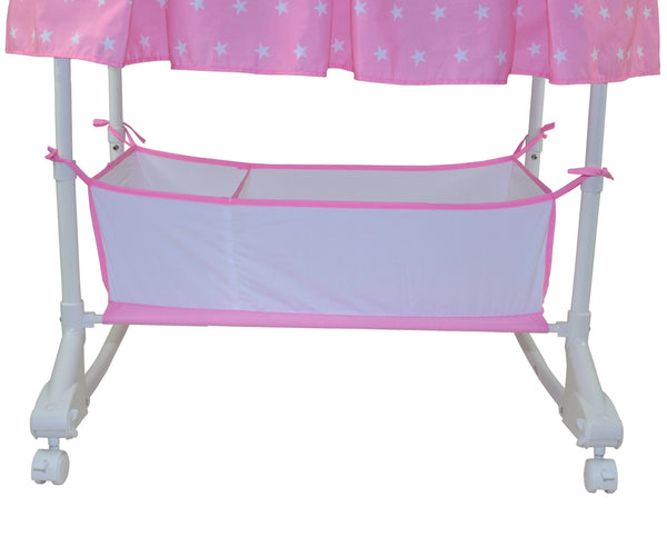 Milly Mally Cradle Sweet Melody -pinnasänky, jossa mukana 4-in-1 kaukosäädin ja kuunsädevalo.