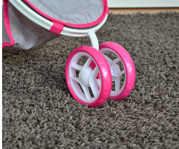 Milly Mally -nukkevaunu malli Susie Prestige vaaleanpunainen.