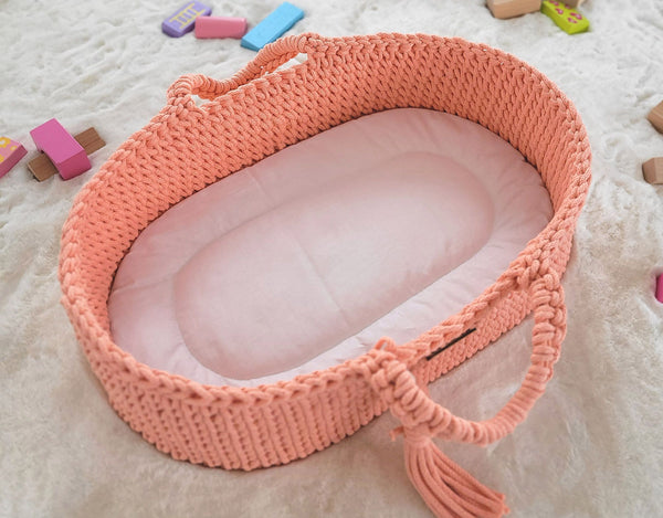 Nukkevaunu Moseskori - Peach