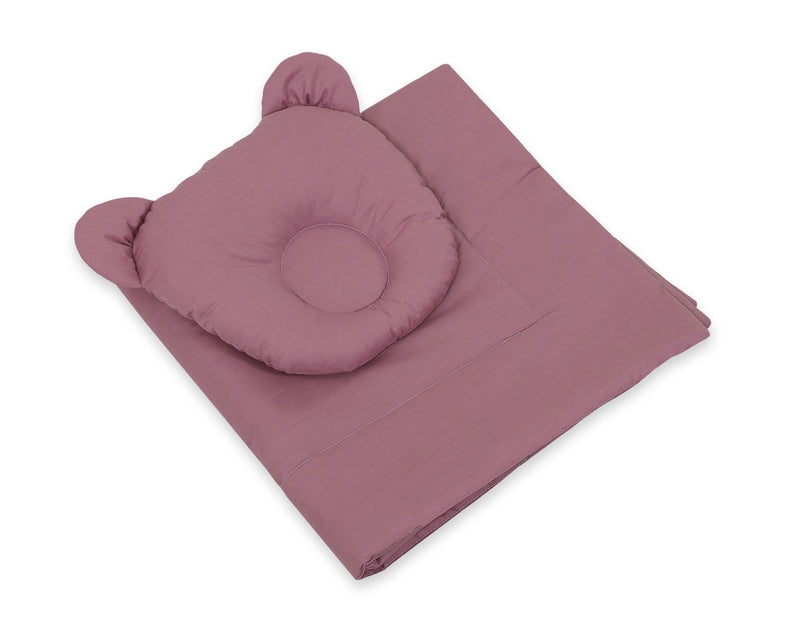 Moseskorin Peito Ja Tyyny - Teddy Bear - Pastel Violet