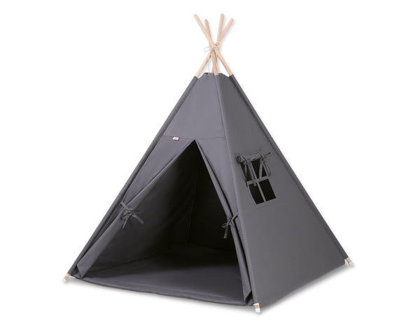 Leikkiteltta + Pehmuste - Anthracite