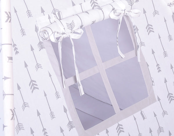 Leikkiteltta + Pehmuste - Grey Arrows