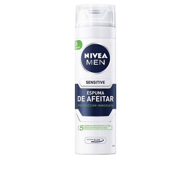 Nivea Men sensitive partavaahto 200 ml | Vuodevaatteet.fi