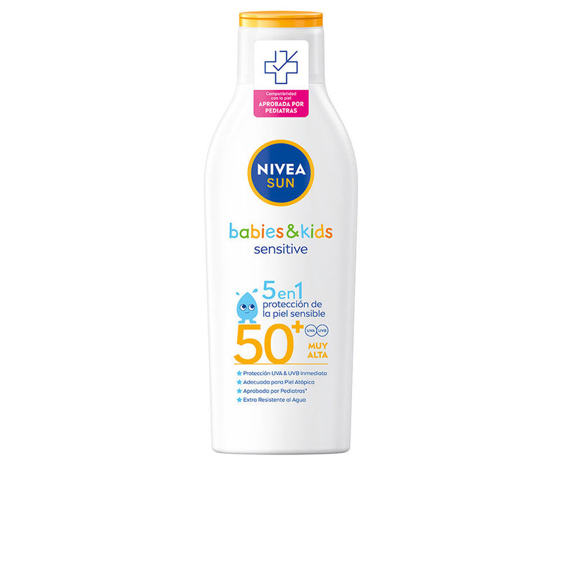 Nivea Sun Babies&Kids Sun Milk 200 Ml | Vuodevaatteet.fi