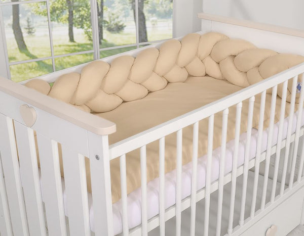 Sängyn letti reunapehmuste - Beige