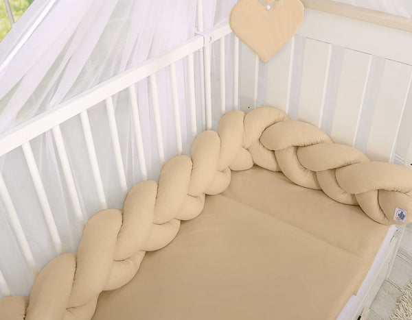 Sängyn letti reunapehmuste - Beige