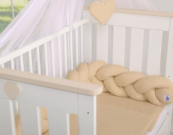 Sängyn letti reunapehmuste - Beige