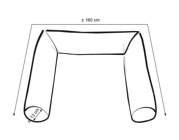 Pinnasängyn Reunapehmuste - Turquoise Train