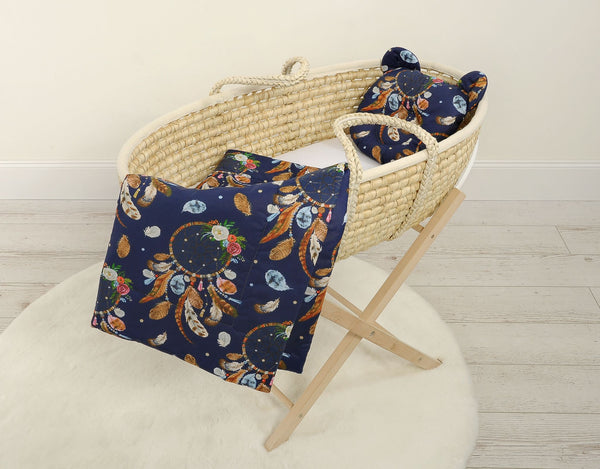 Vauvan Peitto Ja Tyyny - Puuvilla - Teddy Bear - Dream Catchers Dark Blue