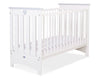 Pinnasänky 120X60cm - Wooden Baby Cot 120X60cm Lorenzo Iii White/Grey