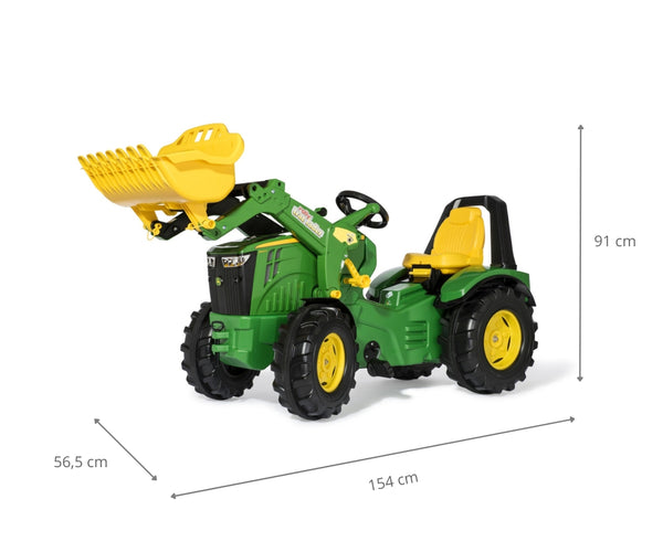 Polkutraktori kauhalla John Deere 8400R - Vuodevaatteet.fi