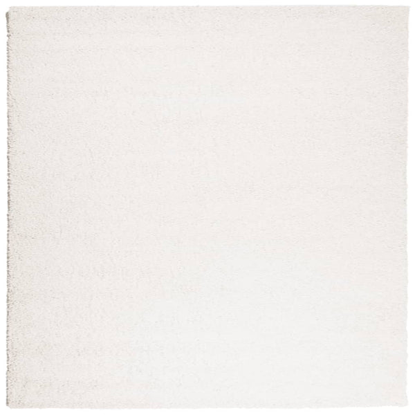 Pörrömatto korkeanukkainen moderni 160x160 cm kerma