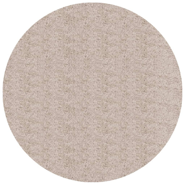 Pörrömatto korkeanukkainen moderni beige Ø 80 cm