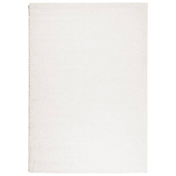 Pörrömatto korkeanukkainen moderni kerma 140x200 cm
