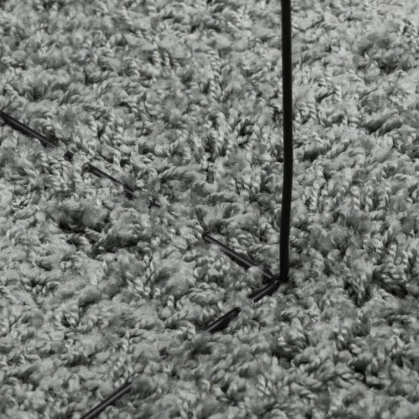 Pörrömatto korkeanukkainen moderni vihreä 160x230 cm