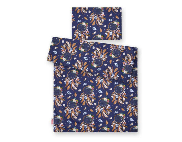 Pussilakanasetti Vauvalle - 120X90cm - Dream Catchers Dark Blue