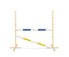 Keppihevosen este 120cm kahdella tangolla - Blue and yellow