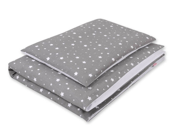 Pussilakanasetti Vauvalle - 120X90cm - Mini Stars White/White