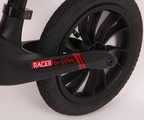 Racer Potkupyörä Musta-Punainen - Vuodevaatteet.fi