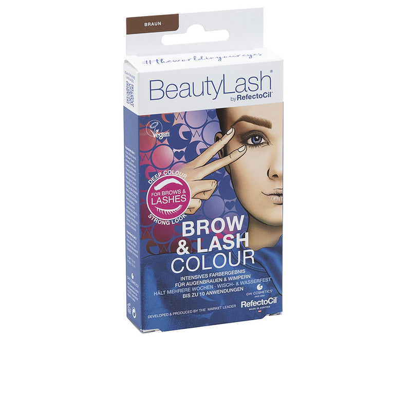 Refectocil BeautyLash Brow & Lash Colour Tint Kit Medium Brown – helppo kotivärjäys | Vuodevaatteet.fi