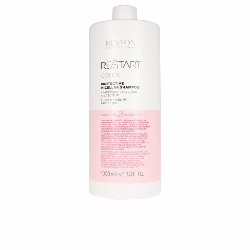 Revlon Re-start väriä suojaava micellar shampoo 1000 ml | Vuodevaatteet.fi