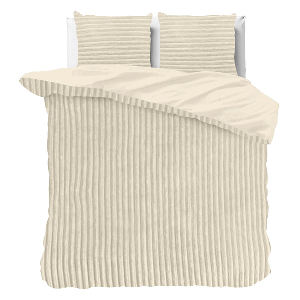 Kerma nalle polyesteri pussilakanasetti Rib Teddy