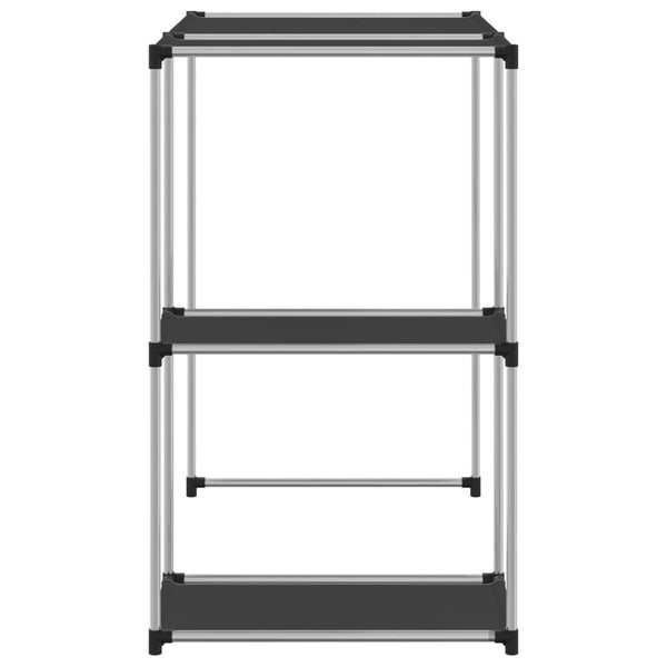 Säilytyshylly pesukoneen ylle musta 87x55x90,5 cm rauta