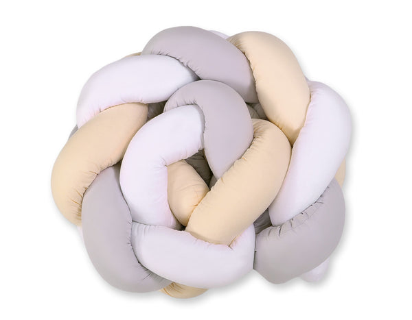 Sängyn letti reunapehmuste - Harmaa - Beige