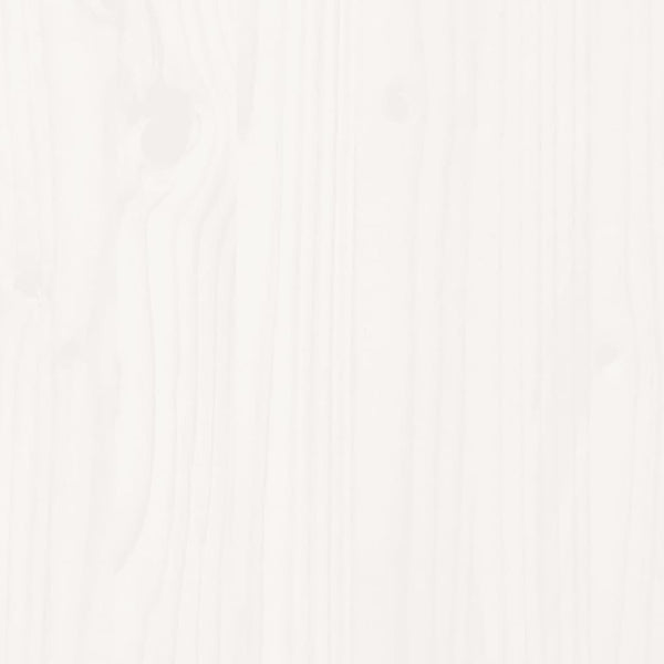 Sängynrunko päädyllä valkoinen 150x200 cm mänty