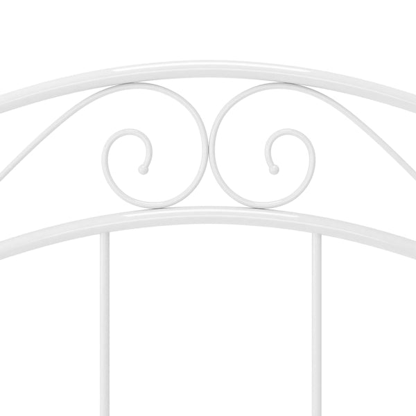 Sängynrunko valkoinen metalli 90x200 cm