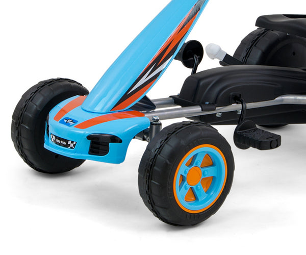 Sininen Karting polkuauto lapselle - Viper - Vuodevaatteet.fi