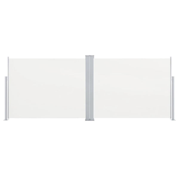 Sisäänvedettävä sivumarkiisi 140x1000 cm kerma