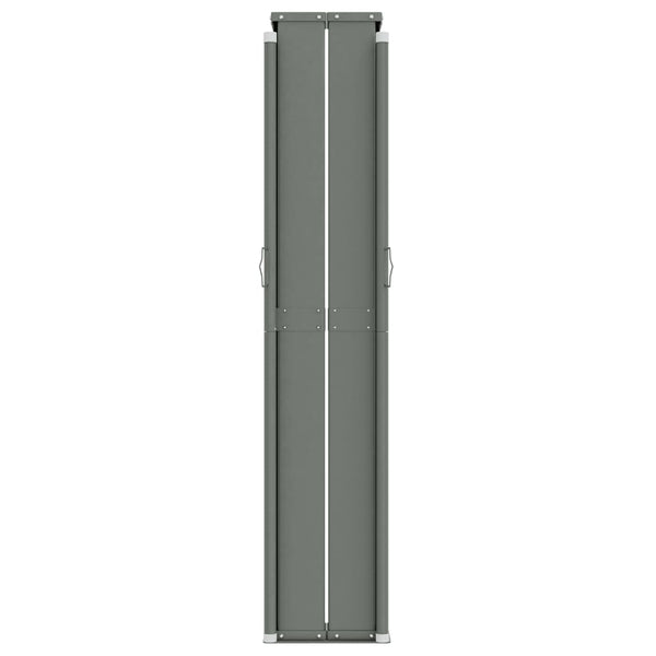 Sisäänvedettävä sivumarkiisi 140x1000 cm punainen