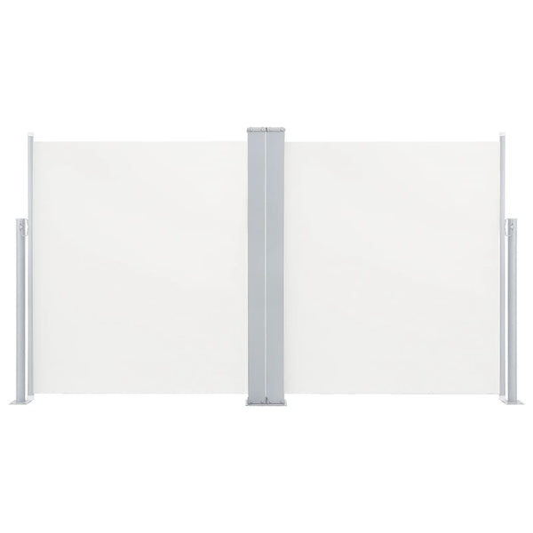 Sisäänvedettävä sivumarkiisi 140x600 cm kerma