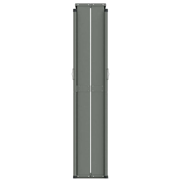 Sisäänvedettävä sivumarkiisi antrasiitti 117x1200 cm